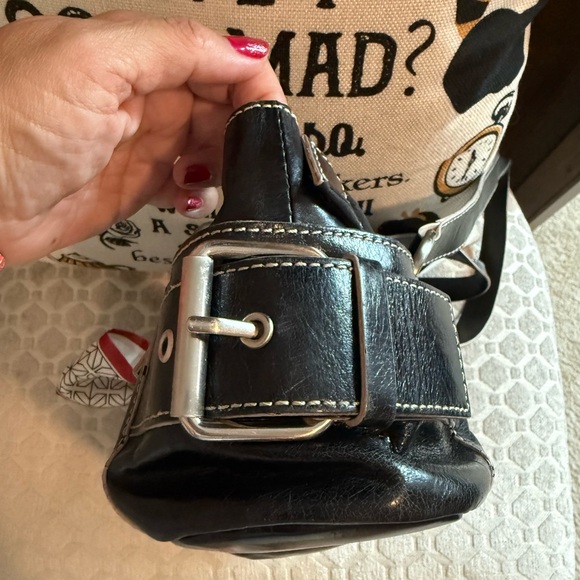 Kenneth Cole Y2K Vintage Leather Hobo Bag - Picture 6 of 11